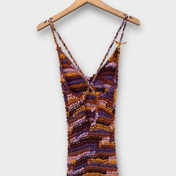 Ulla Johnson Emmalina Crochet Fringe Cotton & Silk Maxi Dress Size Small - Picture 11 of 16